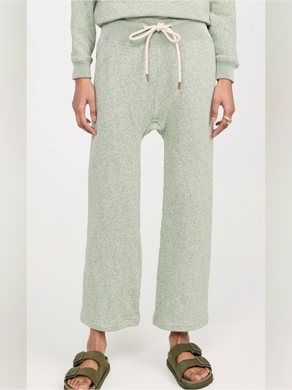 THE GREAT Relay Sweatpant in Washed Black, EUC